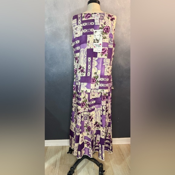 Vintage Lacy Afternoon 3-Piece Set Reversible Top NWT Pockets Skirt - Picture 9 of 16